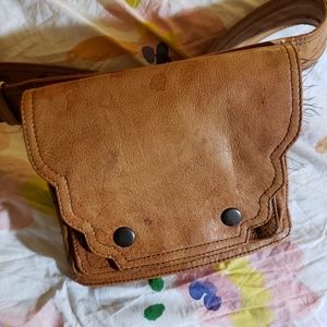 100% leather wrap waist purse